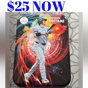Shohei Ohtani 2025 Collector Tin With 50 Star Inserts Rookie RC Baseball Cards